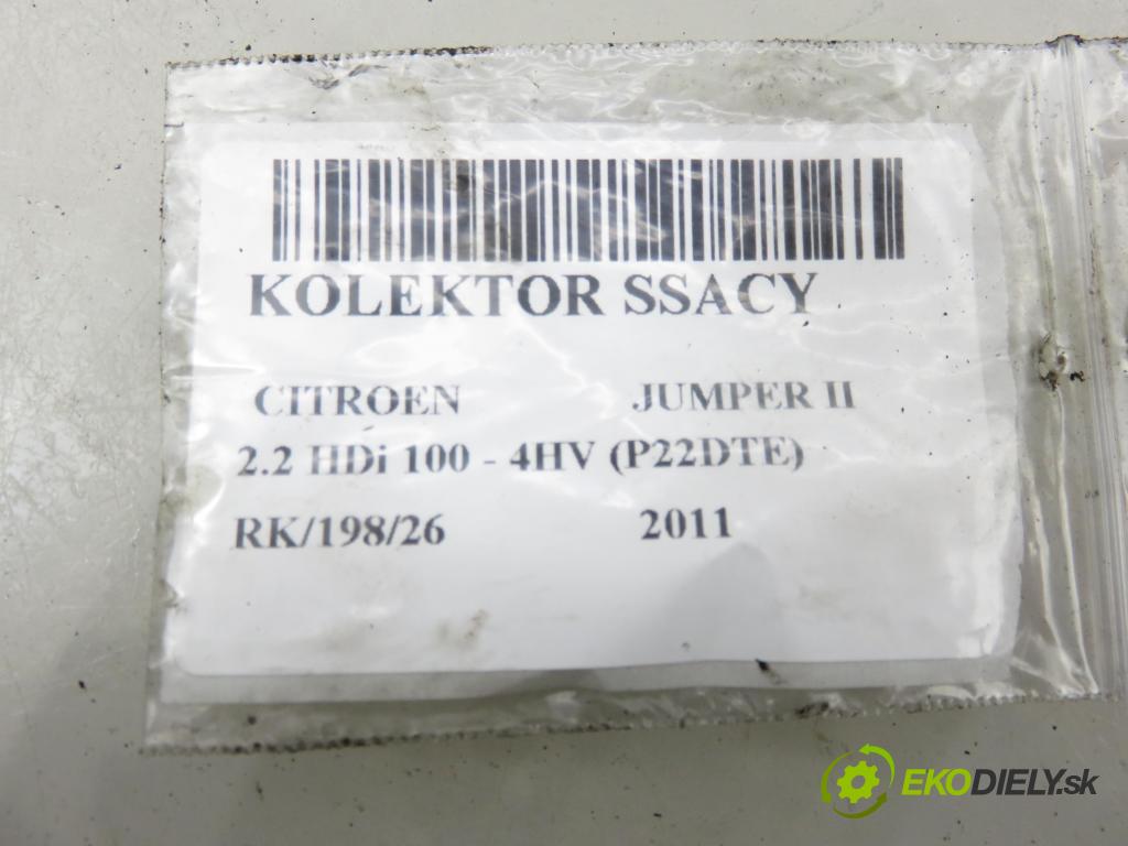 CITROEN JUMPER Skrzynia FURGON 2011 74,00 2.2 HDi 100 - 4HV (P22DTE) 2198,00 Potrubie 2S7Q9424BE