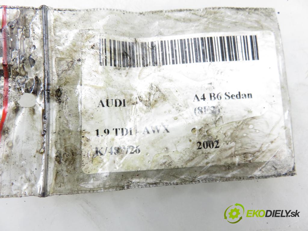 AUDI A4 (8E2, B6) SEDAN 2002 96,00 1.9 TDI PD 130 - AWX 1896,00 vstříkovač 038130073AR ; 0414720214 (Vstřikovač paliva)