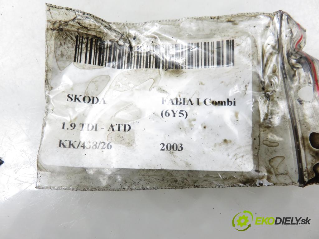 SKODA FABIA I Combi (6Y5) KOMBI 2003 74,00 1.9 TDI - ATD 1896,00 vstříkovač 038130073AJ ; 0414720037 (Vstřikovač paliva)