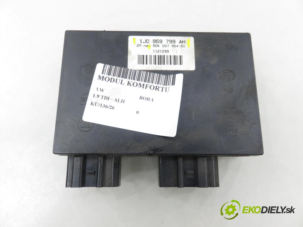 VW BORA (1J2) SEDAN 1999 66,00 1.9 TDI 90 - ALH 1896,00 MODUL komfortu 1J0959799AH ; 5DK00795451