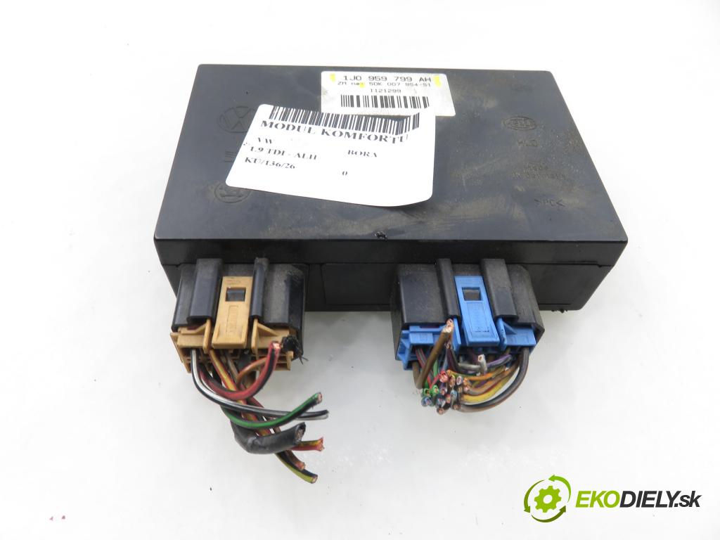 VW BORA (1J2) SEDAN 1999 66,00 1.9 TDI 90 - ALH 1896,00 MODUL komfortu 1J0959799AH ; 5DK00795451