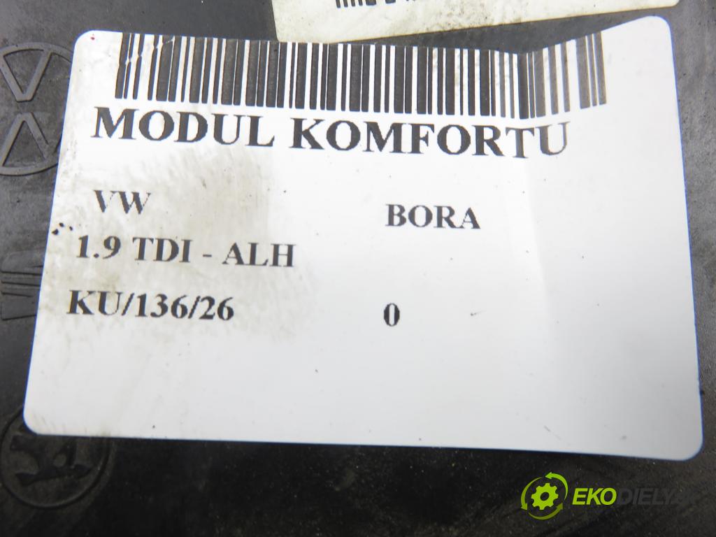 VW BORA (1J2) SEDAN 1999 66,00 1.9 TDI 90 - ALH 1896,00 MODUL komfortu 1J0959799AH ; 5DK00795451