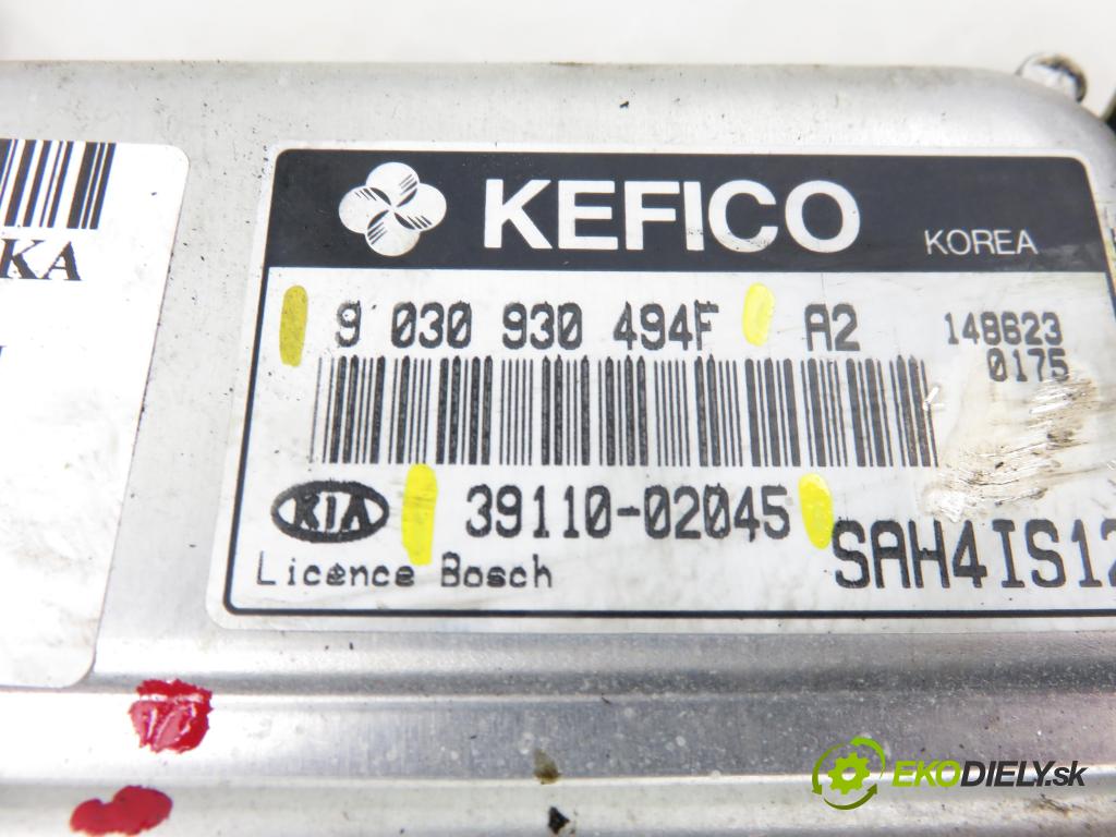 KIA PICANTO (BA) HB 2004 48,00 1.1 - G4HG 1086,00 Riadiaca jednotka Motor 3911002045 ; 9030930494F