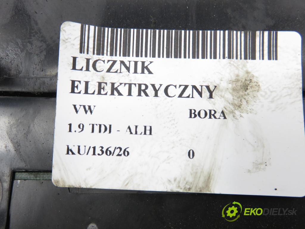 VW BORA (1J2) SEDAN 1999 66,00 1.9 TDI 90 - ALH 1896,00 Prístrojovka elektrický 1J0919881D