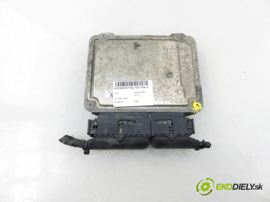 VW PASSAT B6 (3C2) SEDAN 2005 77,00 1.9 TDI PD 105 - BKC 1896,00 Riadiaca jednotka Motor 03G906021AN ; 0281012085