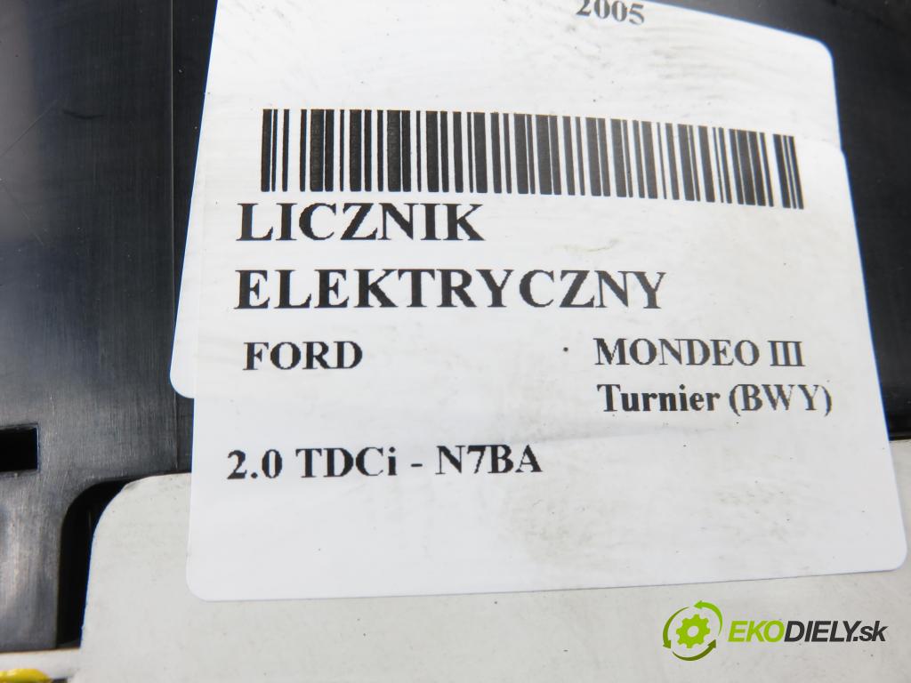 FORD MONDEO III Turnier (BWY) KOMBI 2005 96,00 2.0 TDCi 130 - N7BA 1998,00 Prístrojovka elektrický 3S7T10849JD