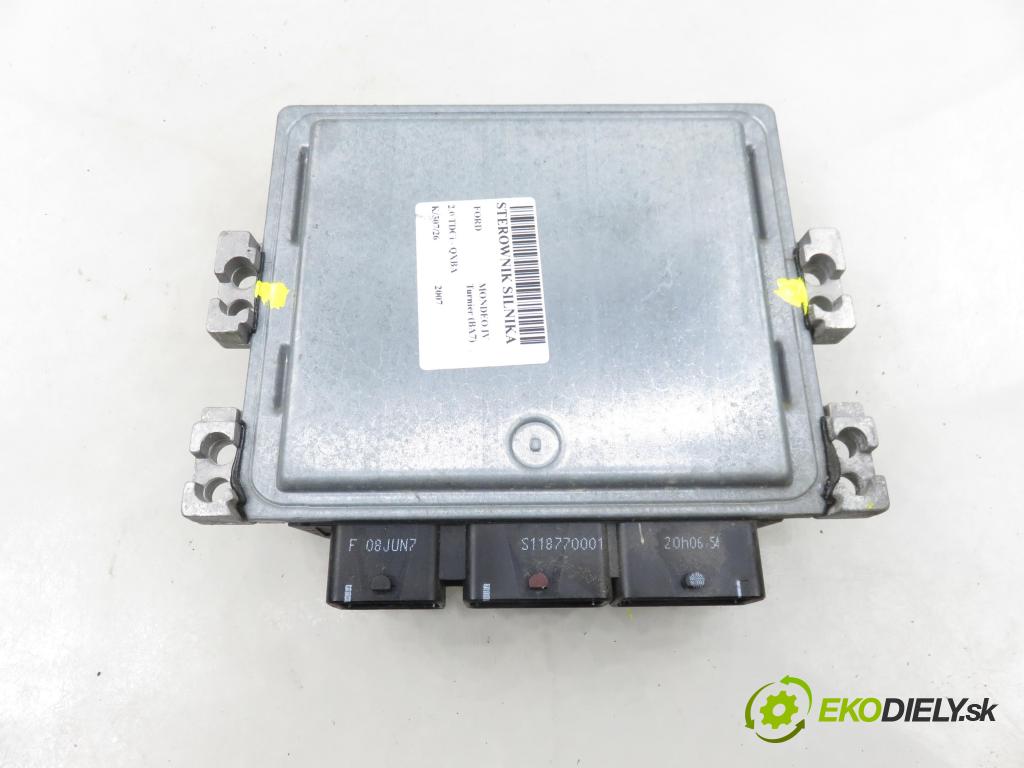 FORD MONDEO IV Turnier (BA7) KOMBI 2007 103,00 2.0 TDCi - QXBA 1997,00 Riadiaca jednotka Motor 7G9112A650UE ; 5WS40595ET