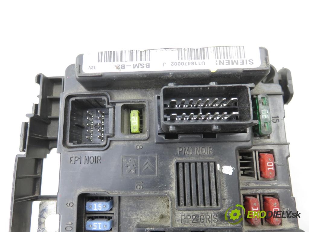 PEUGEOT PARTNER Skrzynia (5_, G_) FURGON 2005 51,00 1.9 D - WJY (DW8B) 1868,00 MODUL BSM U118470002J ; 9650618580