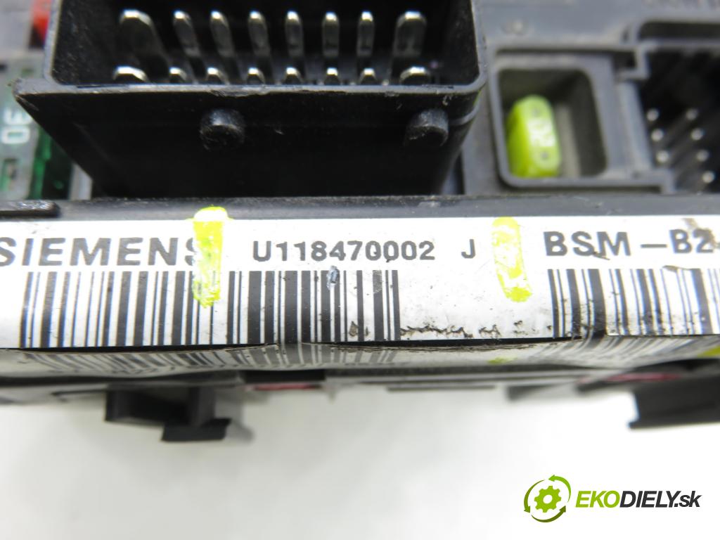 PEUGEOT PARTNER Skrzynia (5_, G_) FURGON 2005 51,00 1.9 D - WJY (DW8B) 1868,00 MODUL BSM U118470002J ; 9650618580