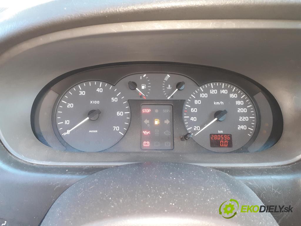 RENAULT SCENIC I (JA0/1_) MINIVAN 2002 75,00 1.9 dCi 102 - F9Q 732 1870,00 prístrojovka elektrický 8200071811