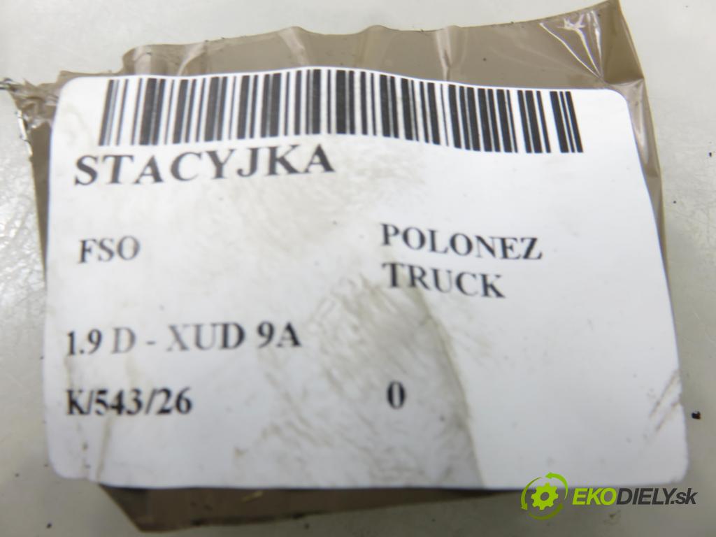 FSO POLONEZ TRUCK PICK-UP 1997 51,00 1.9 D 69 - XUD 9A (PSA) 1905,00 spinačka  (Spínacia skrinka)