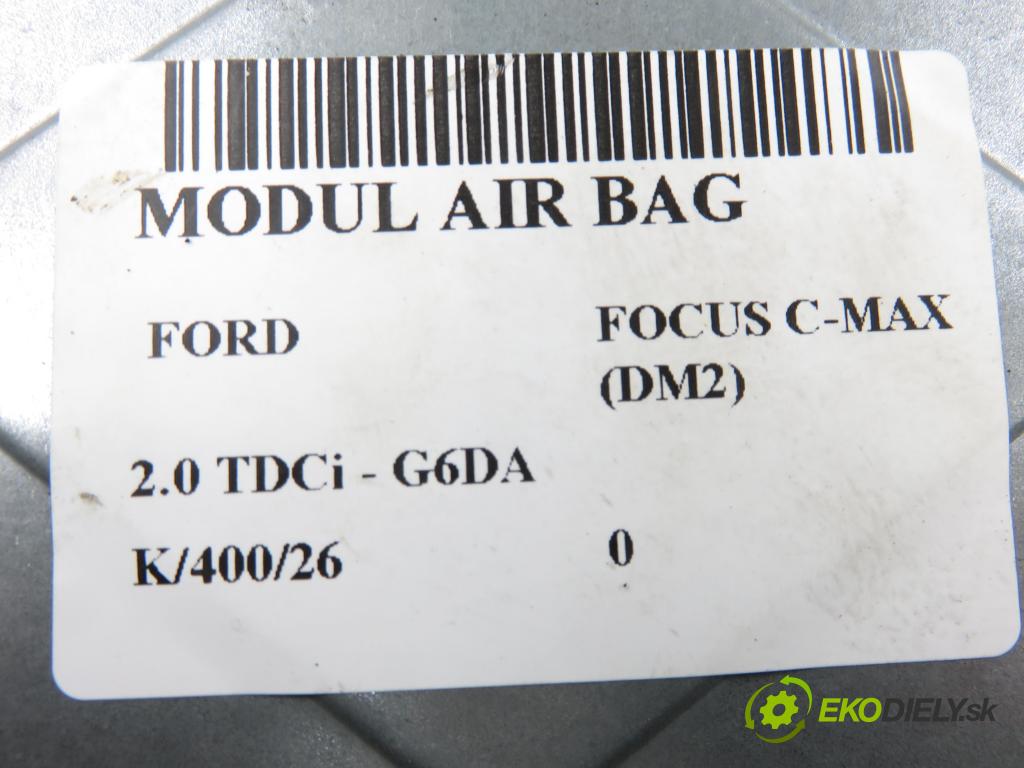 FORD FOCUS C-MAX (DM2) MINIVAN 2007 100,00 2.0 TDCi - G6DA 1997,00 MODUL air BAG 4M5T14B056AE ; 0285001847