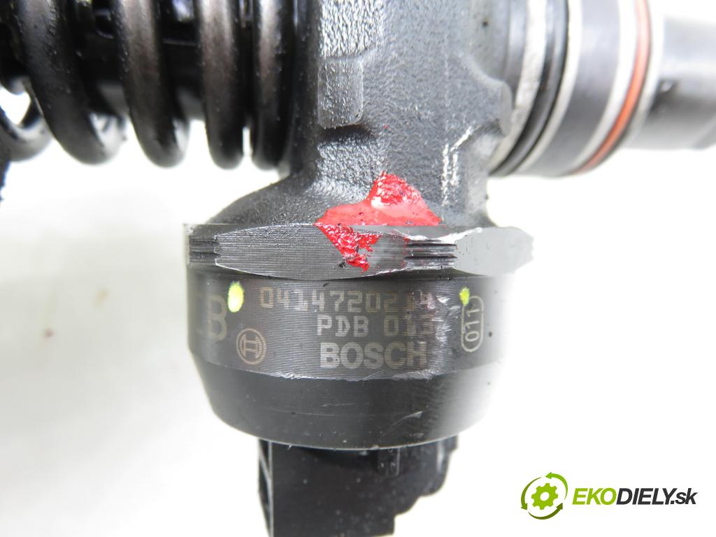 AUDI A4 (8E2, B6) SEDAN 2002 96,00 1.9 TDI PD 130 - AWX 1896,00 vstříkovač 038130073AR ; 0414720214 (Vstřikovač paliva)