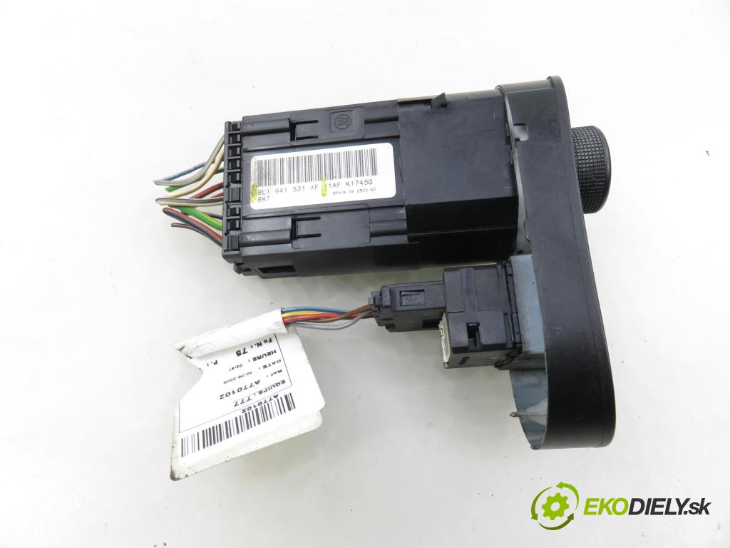 SEAT IBIZA III (6L1) HB 2005 47,00 1.2 12V - AZQ 1198,00 přepínač světla 6L1941531AF