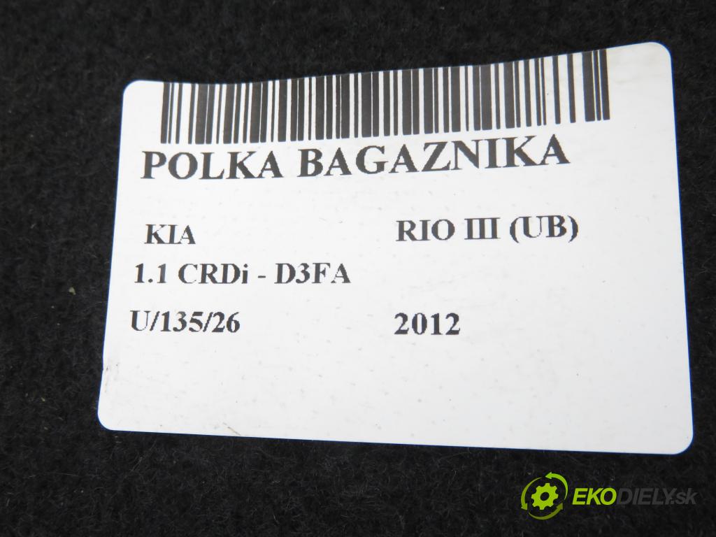 KIA RIO III (UB) HB 2012 55,00 1.1 CRDi - D3FA 1120,00 POLKA: kufor