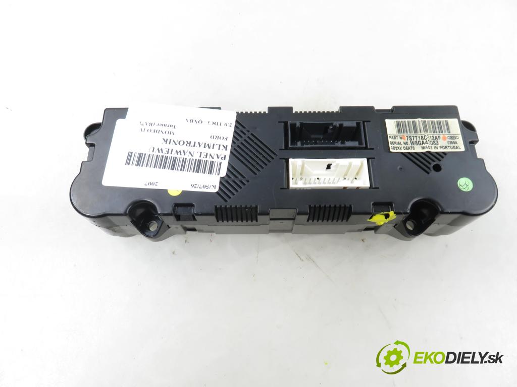 FORD MONDEO IV Turnier (BA7) KOMBI 2007 103,00 2.0 TDCi - QXBA 1997,00 Panel topení KLIMATRONIK 7S7T18C612AF