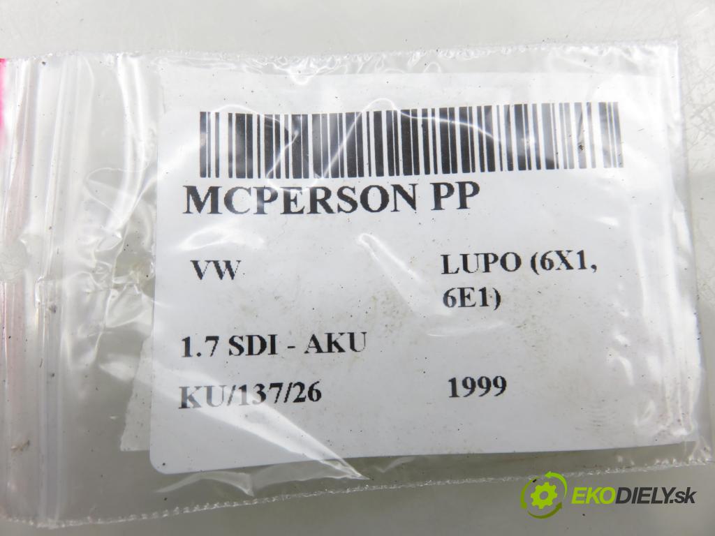 VW LUPO (6X1, 6E1) HB 1999 44,00 1.7 SDI - AKU 1716,00 MCPERSON PP