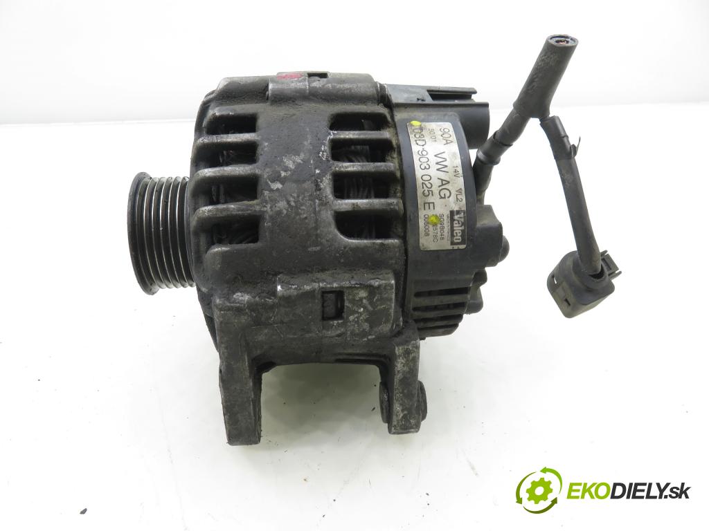SEAT IBIZA III (6L1) HB 2005 47,00 1.2 12V - AZQ 1198,00 Alternátor 03D903025E (Alternátor)