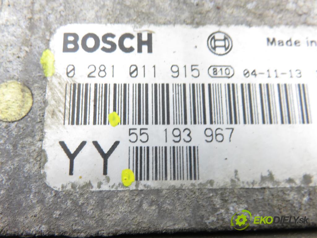 OPEL VECTRA C Kombi (Z02) KOMBI 2004 110,00 1.9 CDTI - Z 19 DTH 1910,00 Riadiaca jednotka Motor 55193967 ; 0281011915 ; 55193967YY
