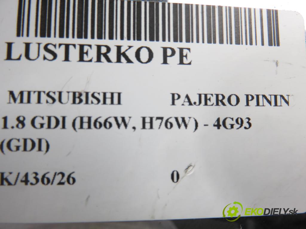 MITSUBISHI PAJERO PININ (H6_W, H7_W) SUV 2001 88,00 1.8 GDI (H66W, H76W) - 4G93 (GDI) 1834,00 Spätné zrkadlo