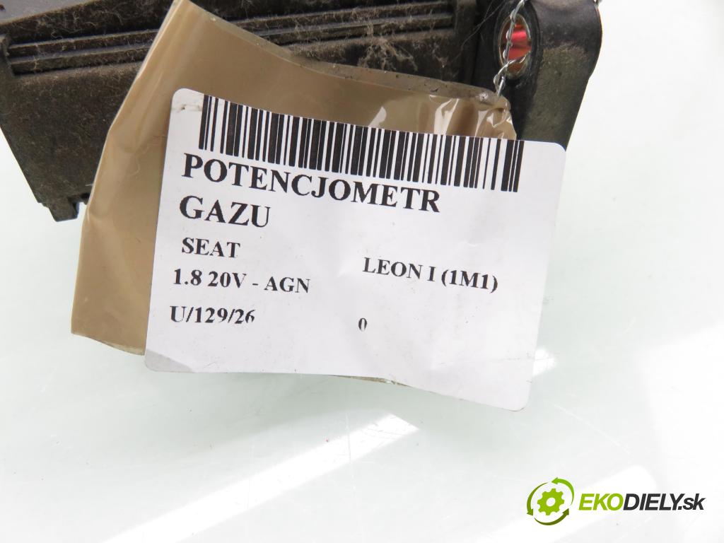 SEAT LEON (1M1) HB 2001 92,00 1.8 20V - AGN 1781,00 potenciometr plynového pedálu 0280752203 (Potenciometr plynového pedálu)