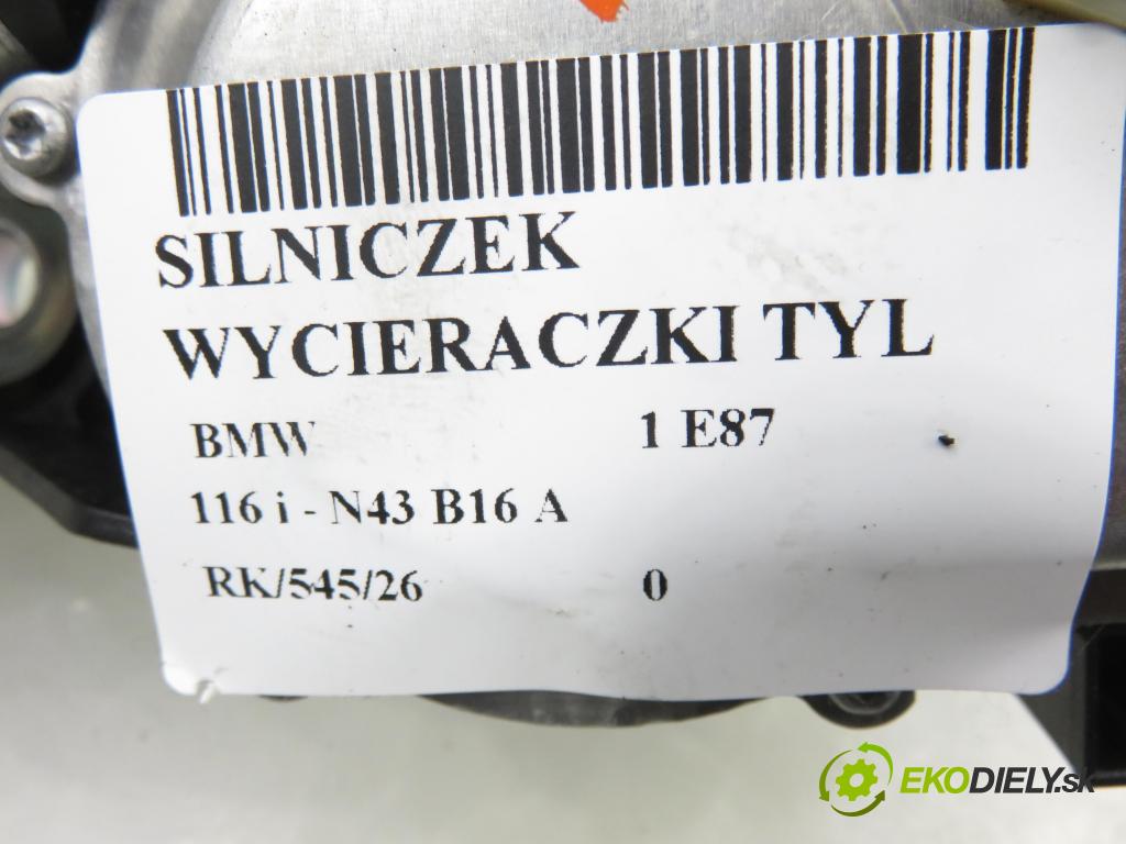 BMW 1 (E87) HB 2009 89,00 116 i - N43 B16 A 1599,00 Motorček stierače zadné 7199569