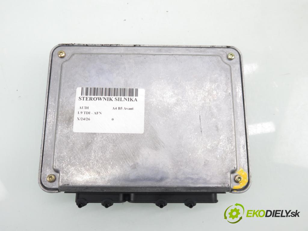 AUDI A4 Avant (8D5, B5) KOMBI 1999 81,00 1.9 TDI - AFN 1896,00 řídící jednotka motora 038906018S ; 0281001721