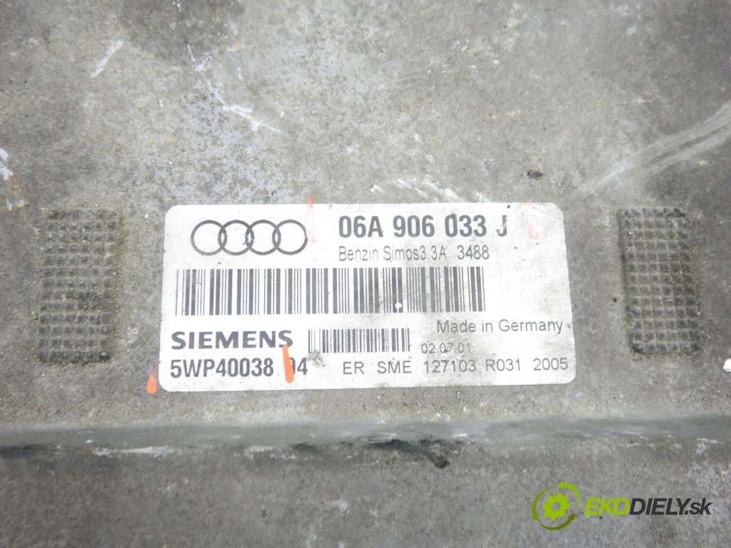 AUDI A3 (8L1) HB 2001 75,00 1.6 - AVU 1595,00 Riadiaca jednotka Motor 06A906033J ; 5WP40038