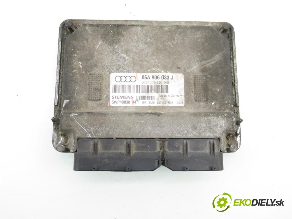 AUDI A3 (8L1) HB 2001 75,00 1.6 - AVU 1595,00 Riadiaca jednotka Motor 06A906033J ; 5WP40038