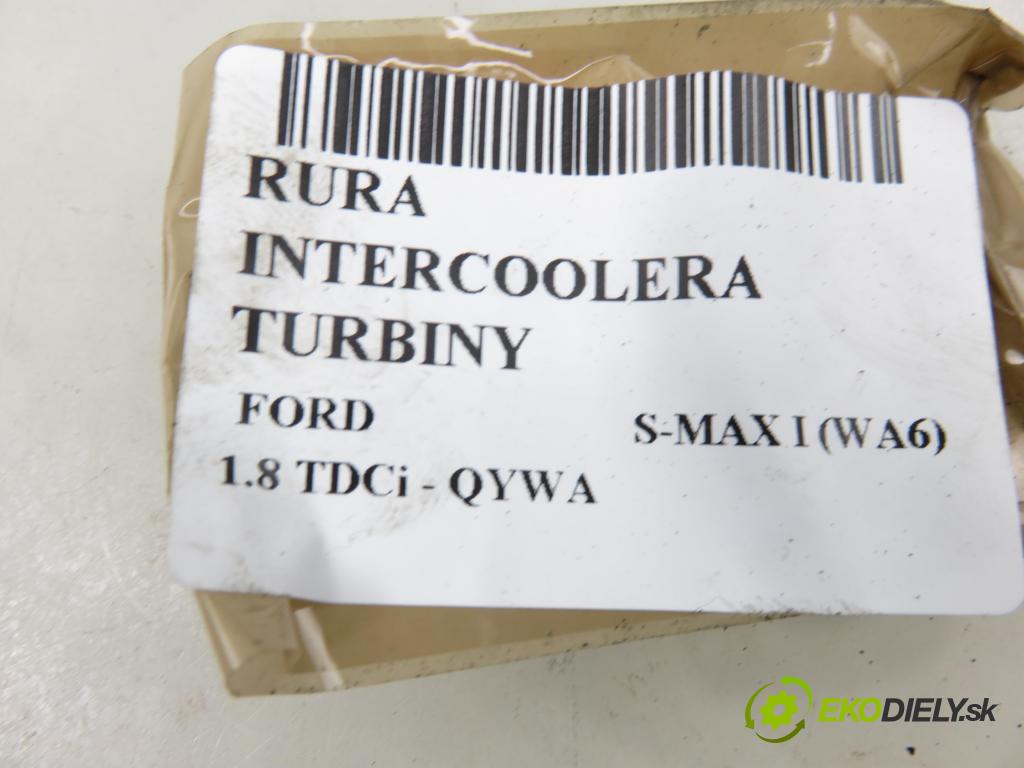 FORD S-MAX (WA6) MINIVAN 2007 92,00 1.8 TDCi 125 - QYWA 1753,00 Rúra intercoolera turba 6G916C646B
