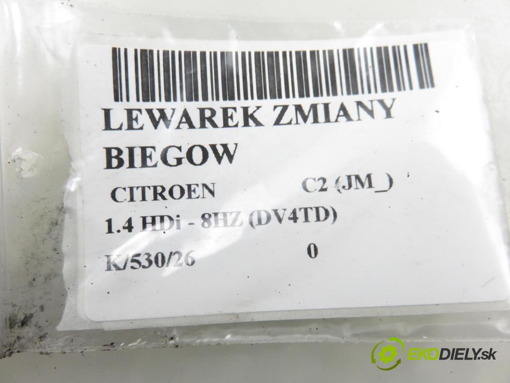 CITROEN C2 (JM_) HB 2006 50,00 1.4 HDi 68 8V - 8HZ 1398,00 ZVEDÁK: 9681359480