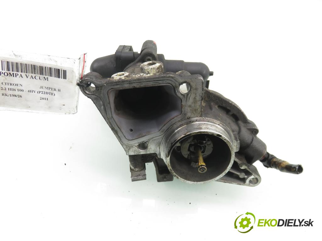 CITROEN JUMPER Skrzynia FURGON 2011 74,00 2.2 HDi 100 - 4HV (P22DTE) 2198,00 pumpa vakuová
