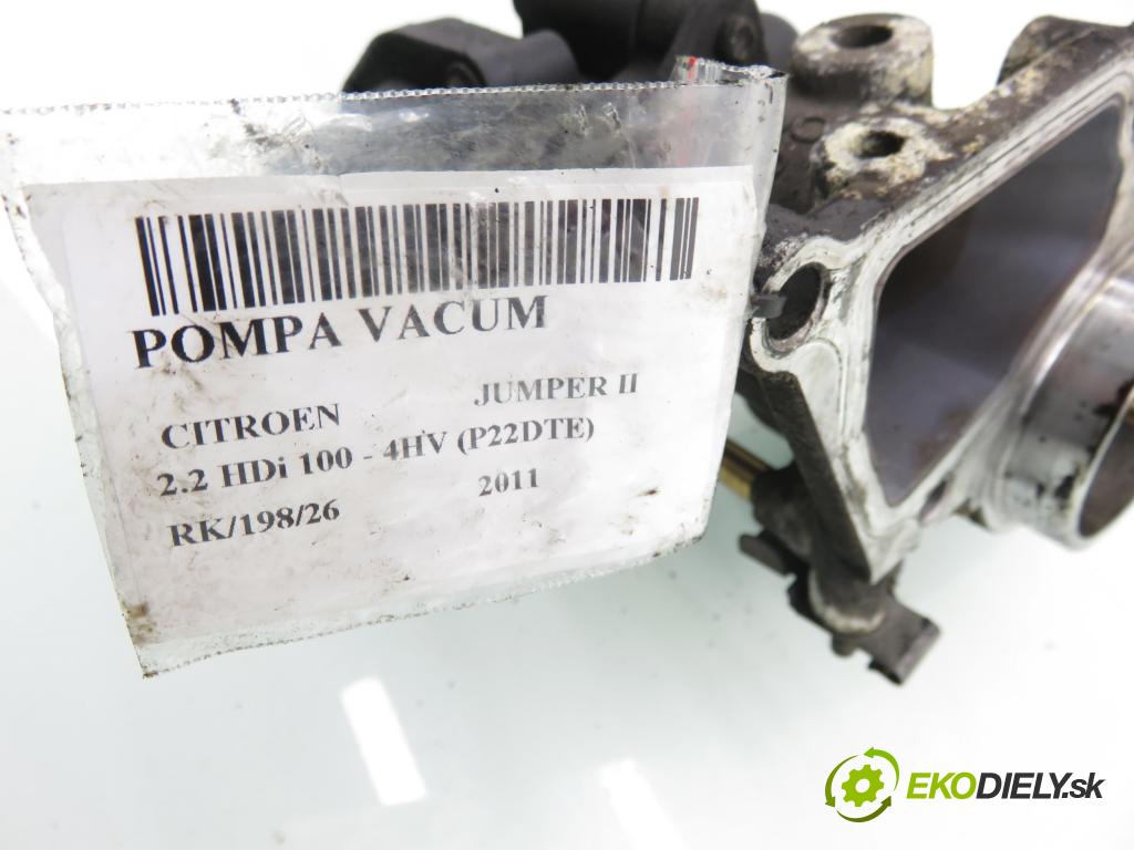 CITROEN JUMPER Skrzynia FURGON 2011 74,00 2.2 HDi 100 - 4HV (P22DTE) 2198,00 pumpa vakuová