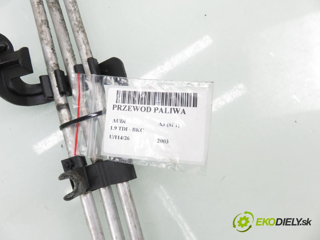 AUDI A3 (8P1) HB 2003 77,00 1.9 TDI PD 105 - BKC 1896,00 trubka paliva