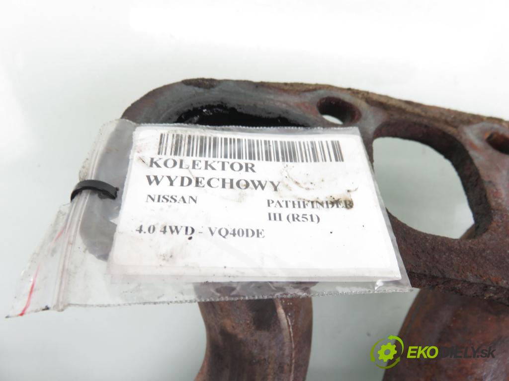 NISSAN PATHFINDER III (R51) TERENOWY 2007 198,00 4.0 4WD 269 - VQ40DE 3954,00 Potrubie VYČERPAT:  (Výfukové potrubie)