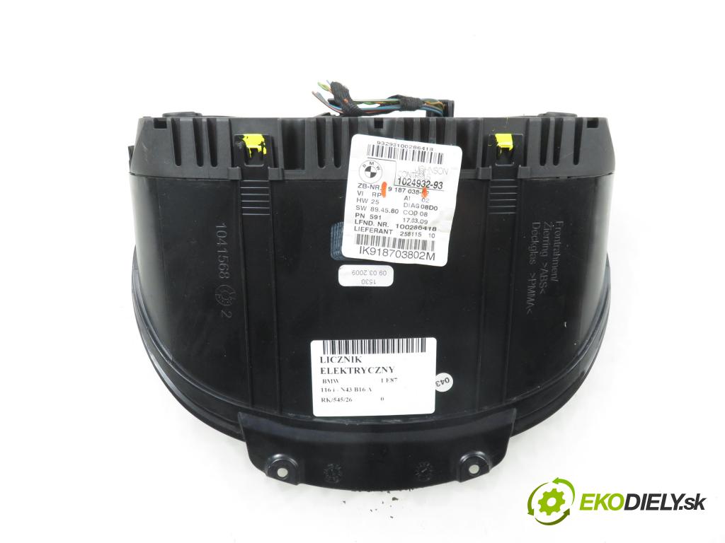 BMW 1 (E87) HB 2009 89,00 116 i - N43 B16 A 1599,00 Prístrojovka elektrický 9187038