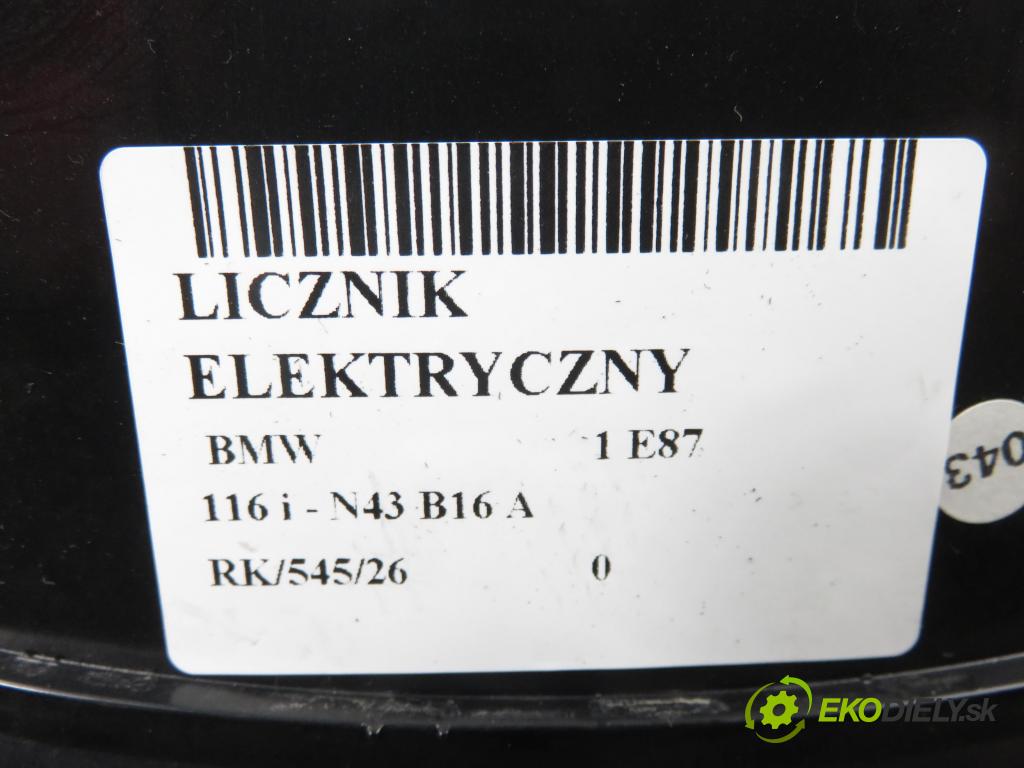 BMW 1 (E87) HB 2009 89,00 116 i - N43 B16 A 1599,00 Prístrojovka elektrický 9187038
