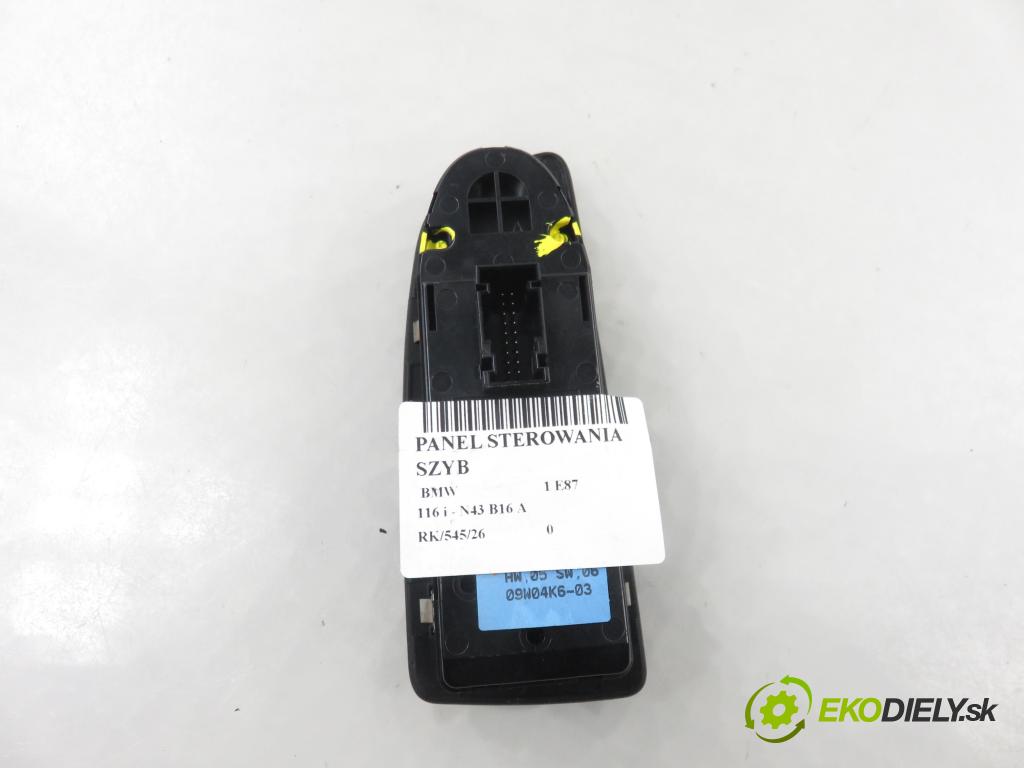 BMW 1 (E87) HB 2009 89,00 116 i - N43 B16 A 1599,00 Panel ovládania okien 9155491