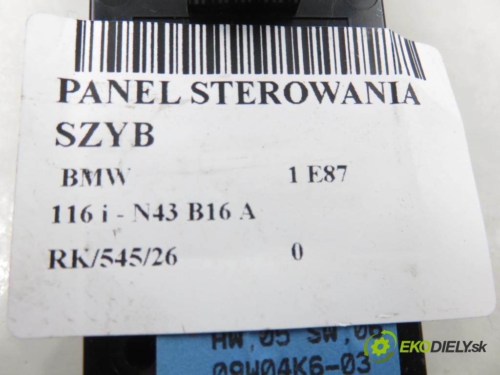 BMW 1 (E87) HB 2009 89,00 116 i - N43 B16 A 1599,00 Panel ovládania okien 9155491