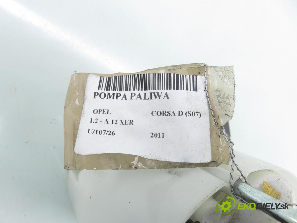 OPEL CORSA D (S07) HB 2011 0,00 1.2 - A 12 XER 1229,00 pumpa paliva 0580200084