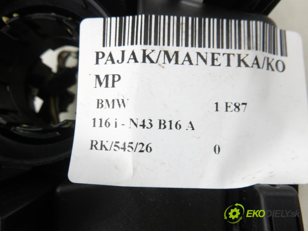 BMW 1 (E87) HB 2009 89,00 116 i - N43 B16 A 1599,00 páčka/prepínač 6989556 ; 9123030