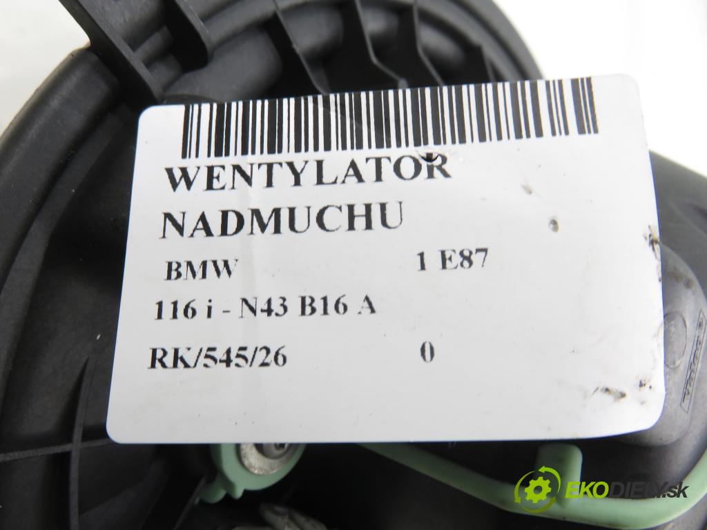 BMW 1 (E87) HB 2009 89,00 116 i - N43 B16 A 1599,00 ventilátor větráku 6933663