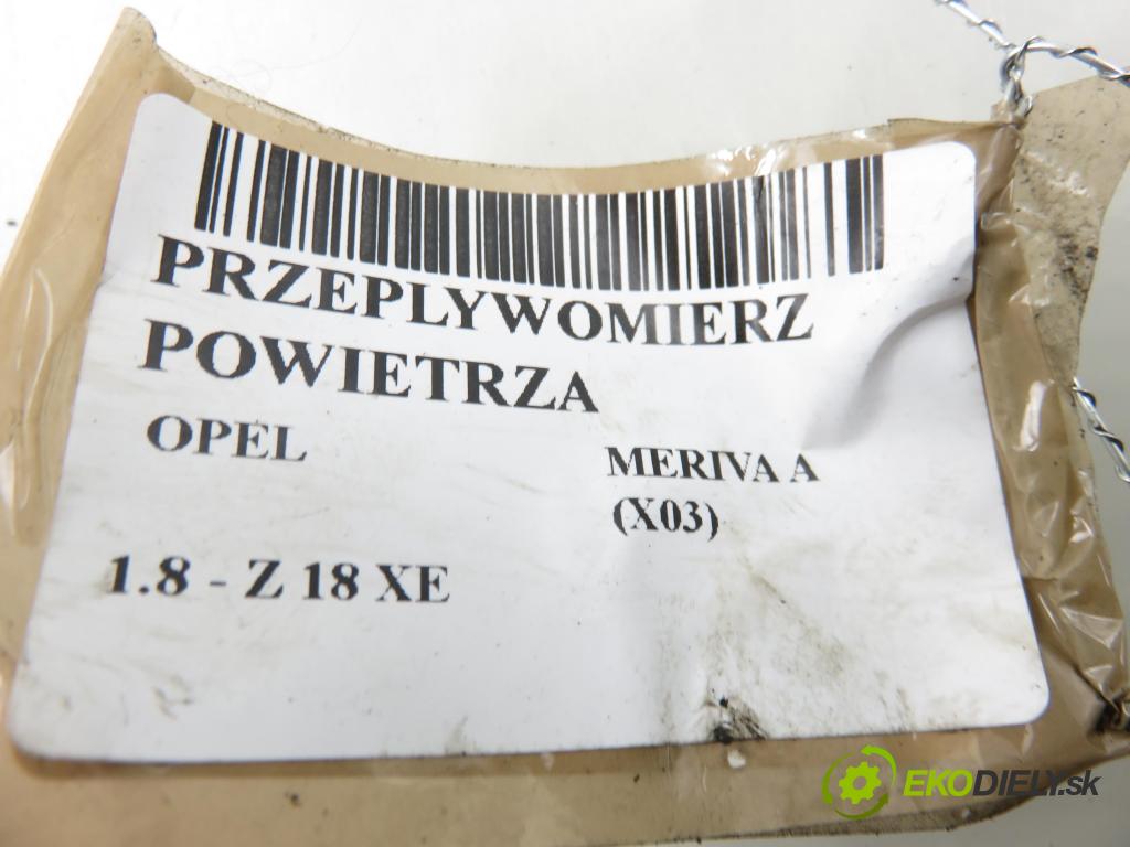OPEL MERIVA A nadwozie wielkoprzestrzenne (MPV) (X03) MINIVAN 2003 92,00 1.8 - Z 18 XE 1796,00 váha vzduchu vzduchu 90530463 ; 5WK9606