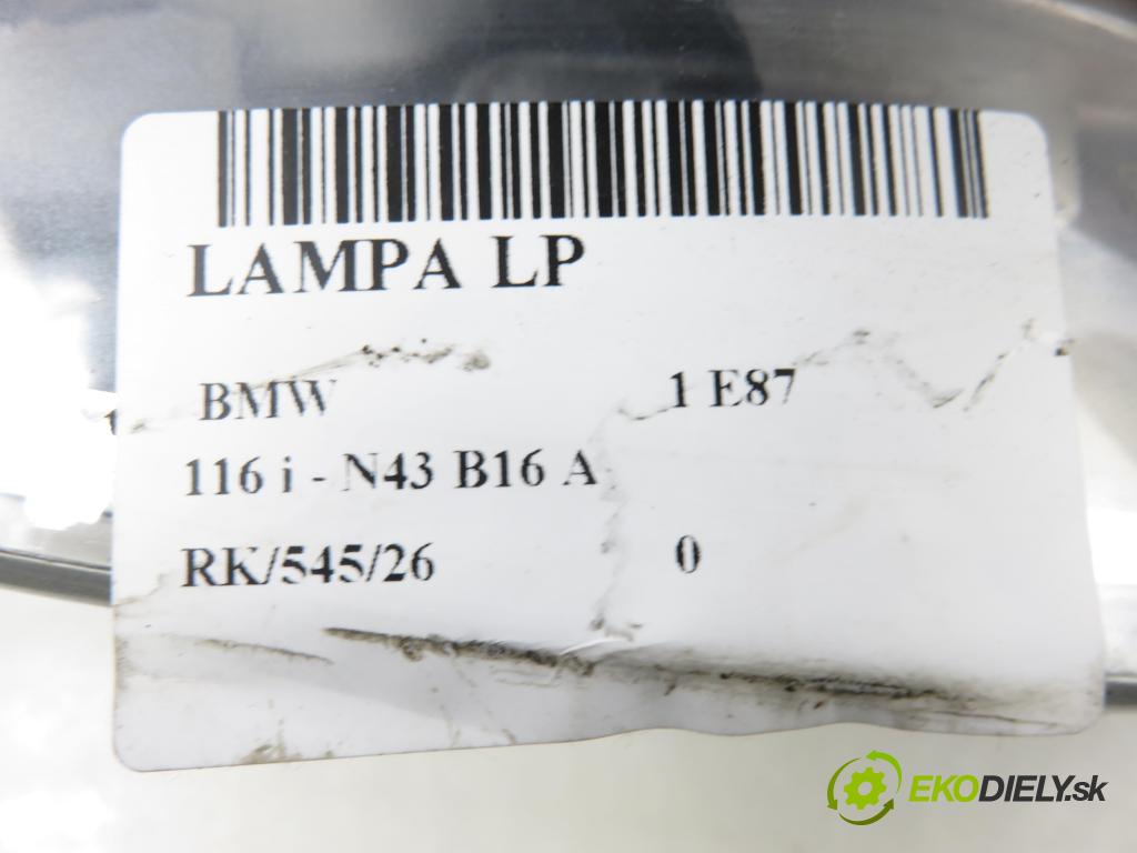 BMW 1 (E87) HB 2009 89,00 116 i - N43 B16 A 1599,00 Svetlo LP 7249649