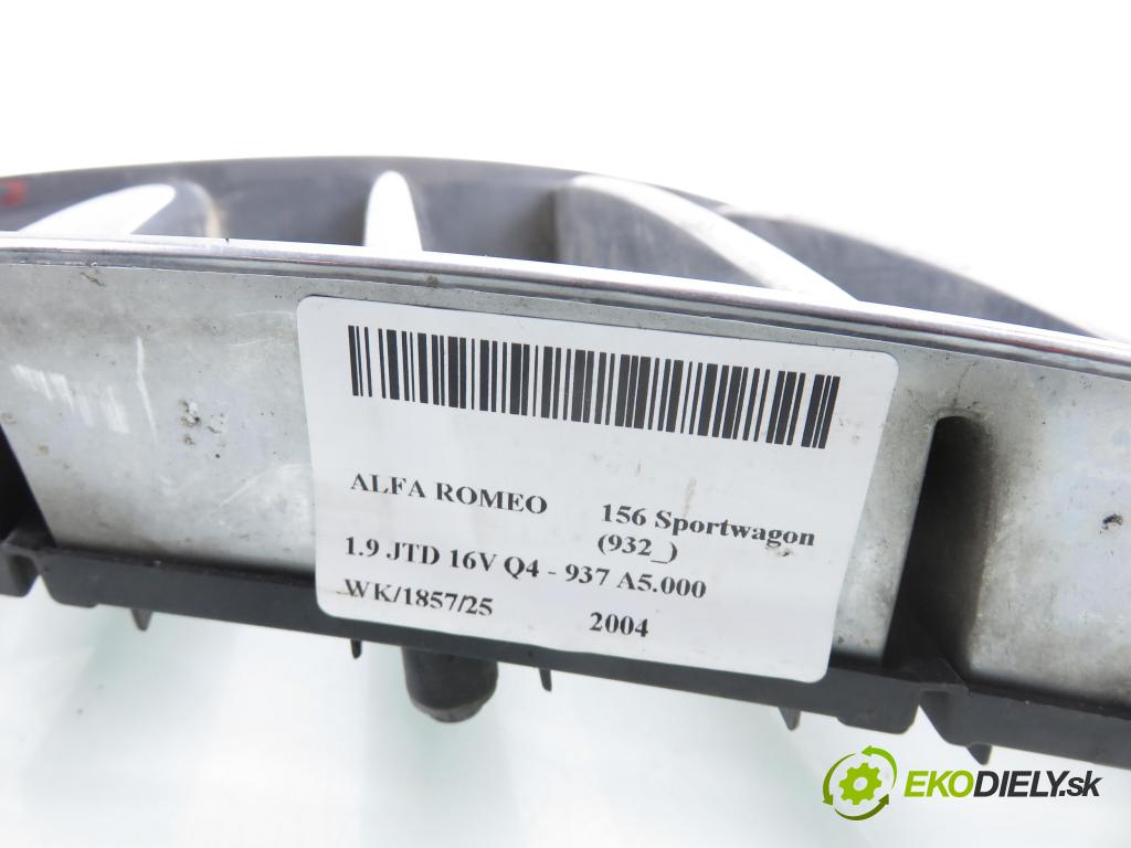 ALFA ROMEO 156 Sportwagon (932_) KOMBI 2004 110,00 1.9 JTD 16V Q4 - 937 A5.000 1910,00 Mriežka / maska 156041272