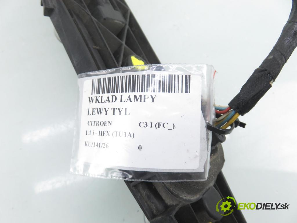CITROEN C3 I (FC_) HB 2003 44,00 1.1 i - HFX (TU1A) 1124,00 vložka svetla ľavy zadné