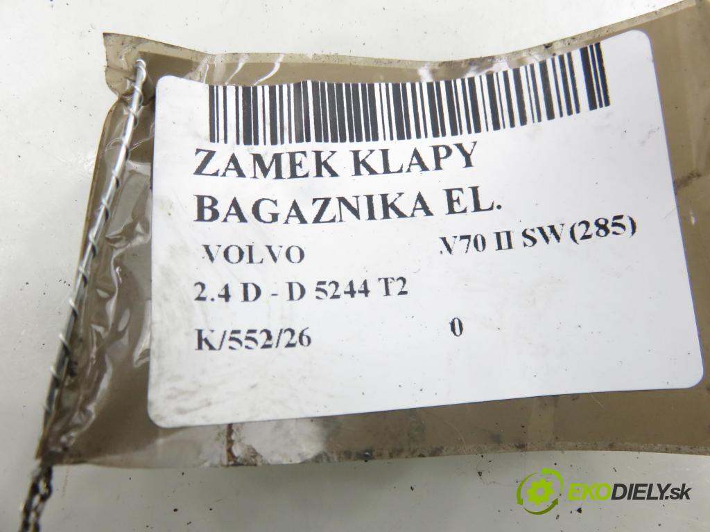 VOLVO V70 II SW (285) KOMBI 2003 96,00 2.4 D 131 2401,00 zámok dveří kufr EL.