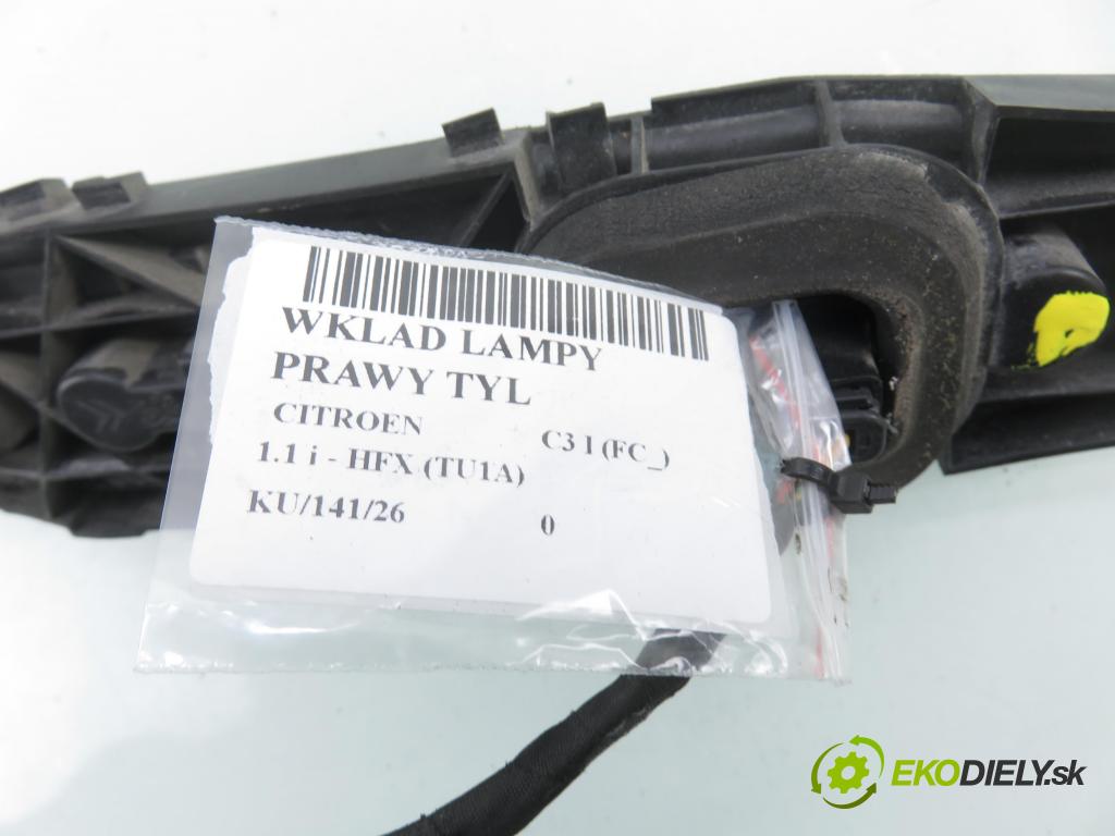 CITROEN C3 I (FC_) HB 2003 44,00 1.1 i - HFX (TU1A) 1124,00 PŘÍSPĚVEK svetla pravý ZADNÍ: 