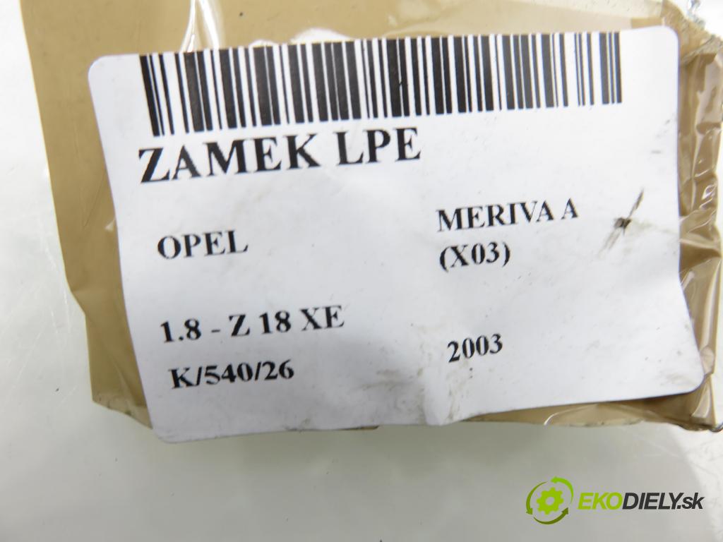 OPEL MERIVA A nadwozie wielkoprzestrzenne (MPV) (X03) MINIVAN 2003 92,00 1.8 - Z 18 XE 1796,00 zámok 13154791GE