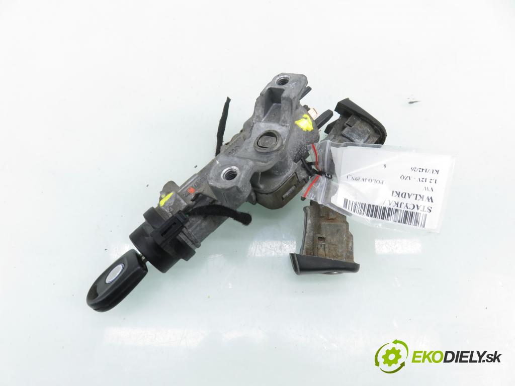 VW POLO (9N_) HB 2004 47,00 1.2 12V 64 - AZQ 1198,00 spinačka / zámky 4B0905851G.